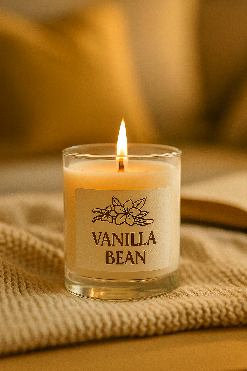 Vanilla Bean scented candle